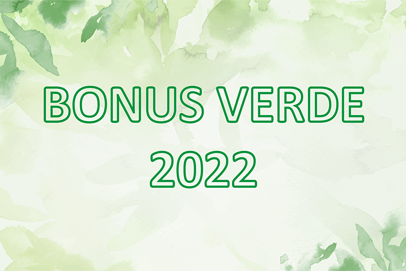 Bonus verde 2022